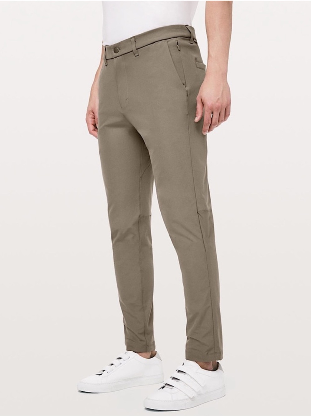 Lululemon Men Commision Classic Khaki Green Pant Size 34